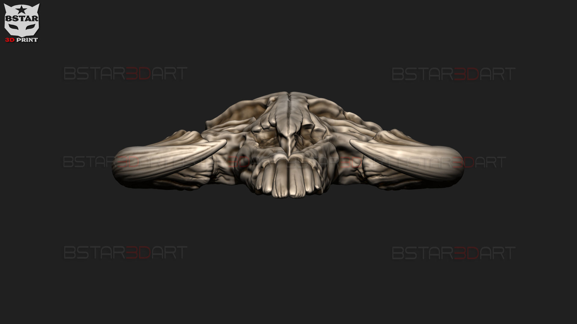 Mythosaur Skull High Quality - Mandalorian Starwars Movie 3D print model_27