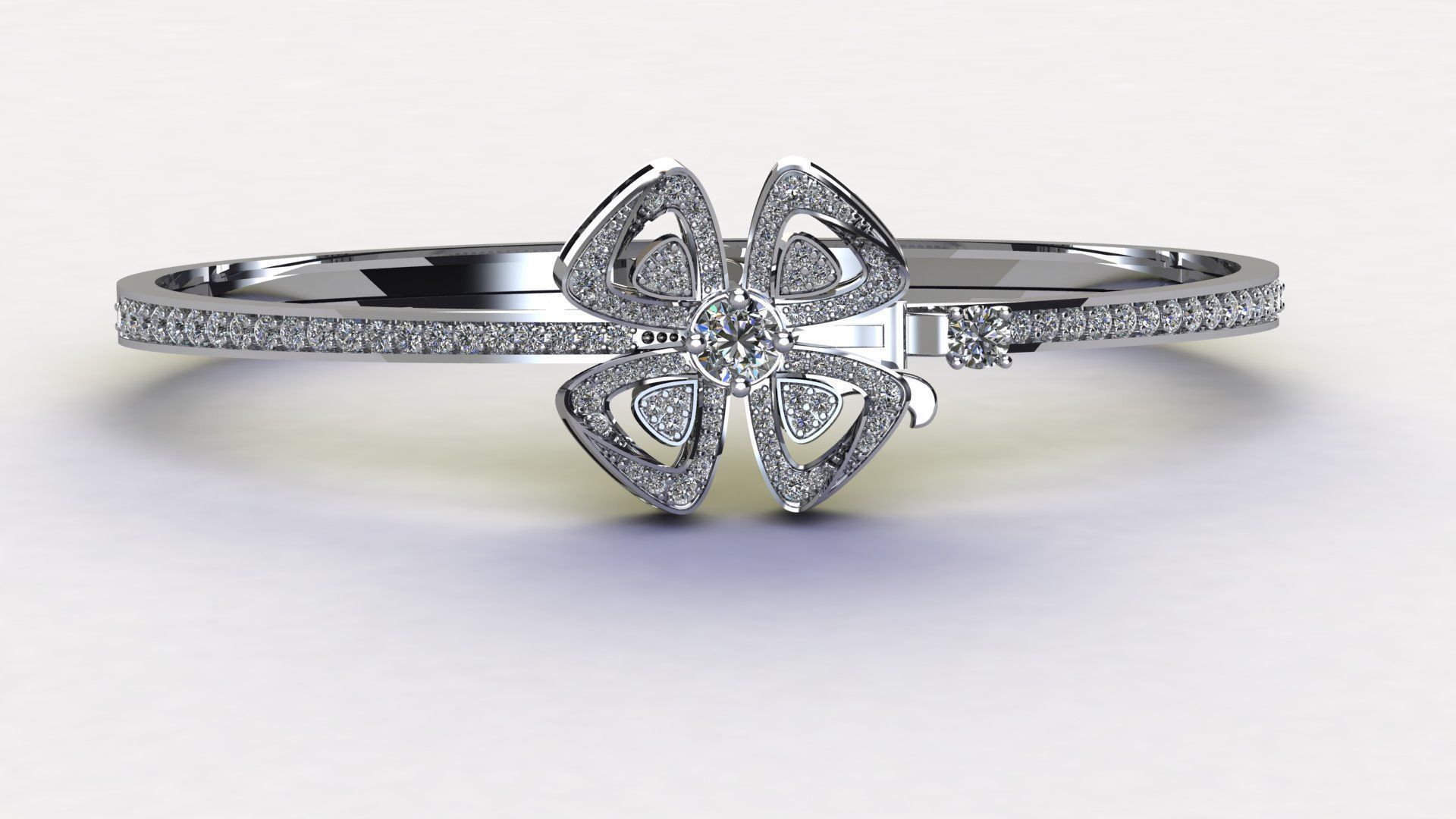 woman bracelet 3D print model_4