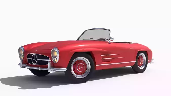 Mercedes Benz 300 SL Roadster Free 3D model