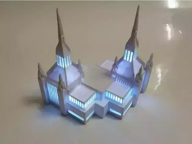 San Diego Temple Free 3D print model