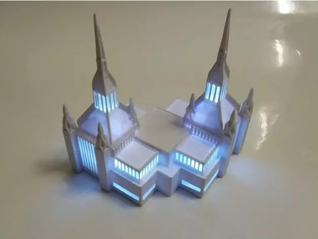 San Diego Temple Free 3D print model