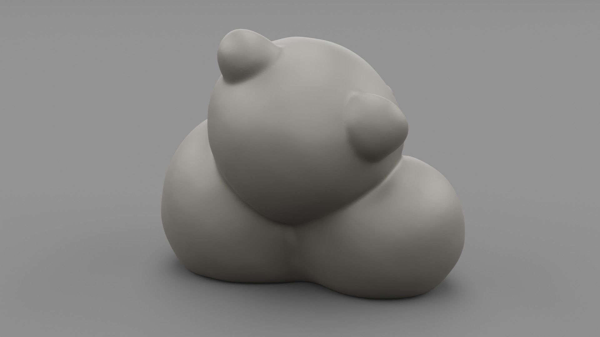 Ceramic Teddy bear 3D print model_6