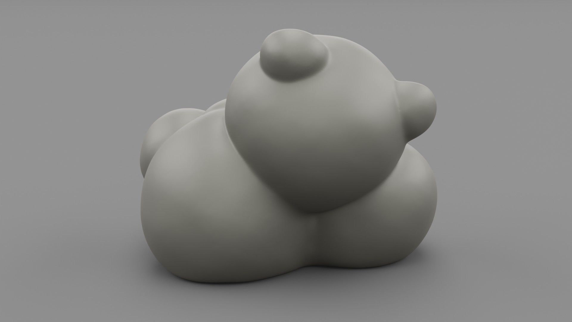 Ceramic Teddy bear 3D print model_7