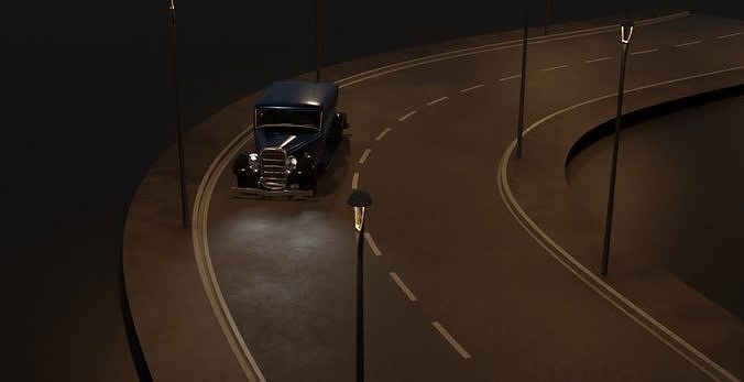 falkoner car Free low-poly 3D model