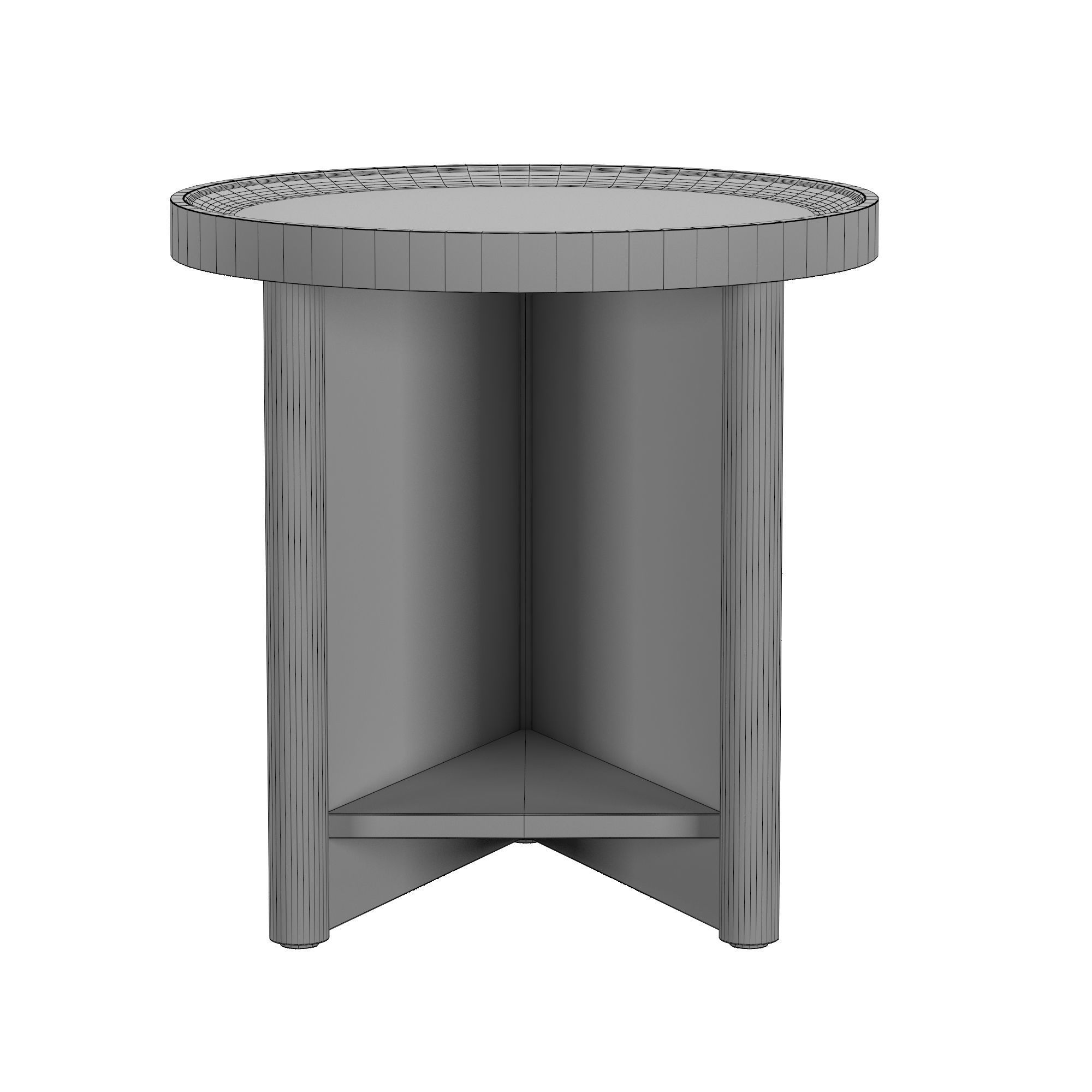MALIBU SIDE TABLE 3D model_3