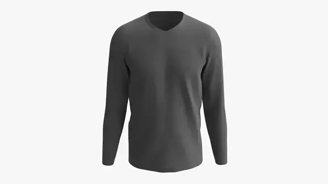 Sweatshirt for Men Mockup 03 Black