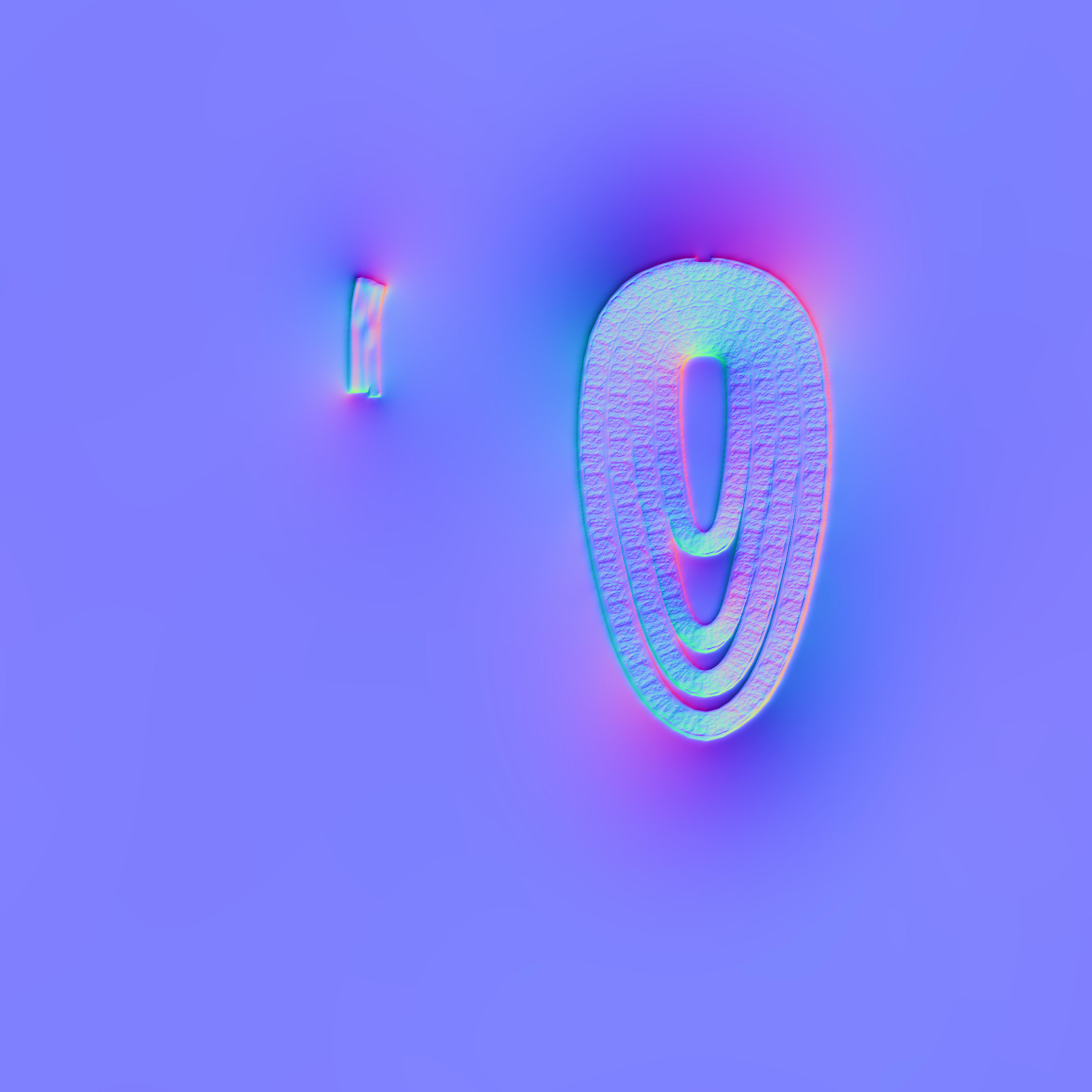 Diamond Earrings Low-poly 3D model_9