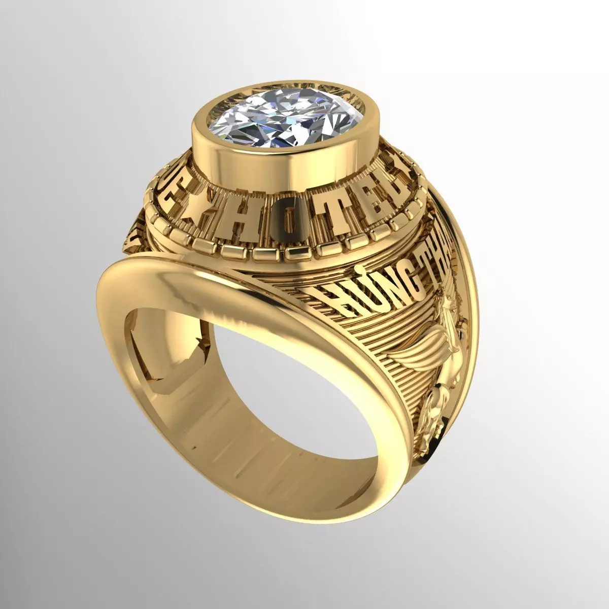 Men Ring 164  3D print model_0
