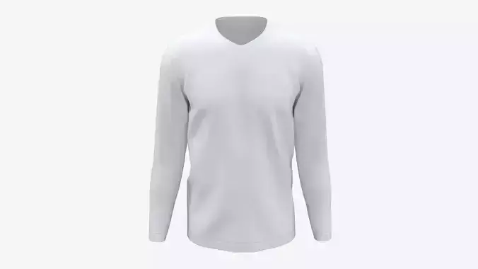 Sweatshirt for Men Mockup 03 White