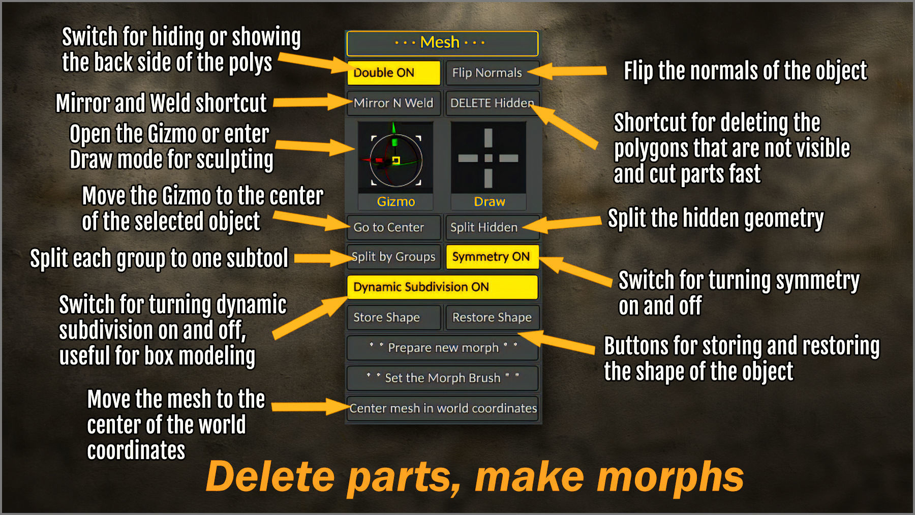 Easy Toolbox ZBrush Plugin 3D model_5