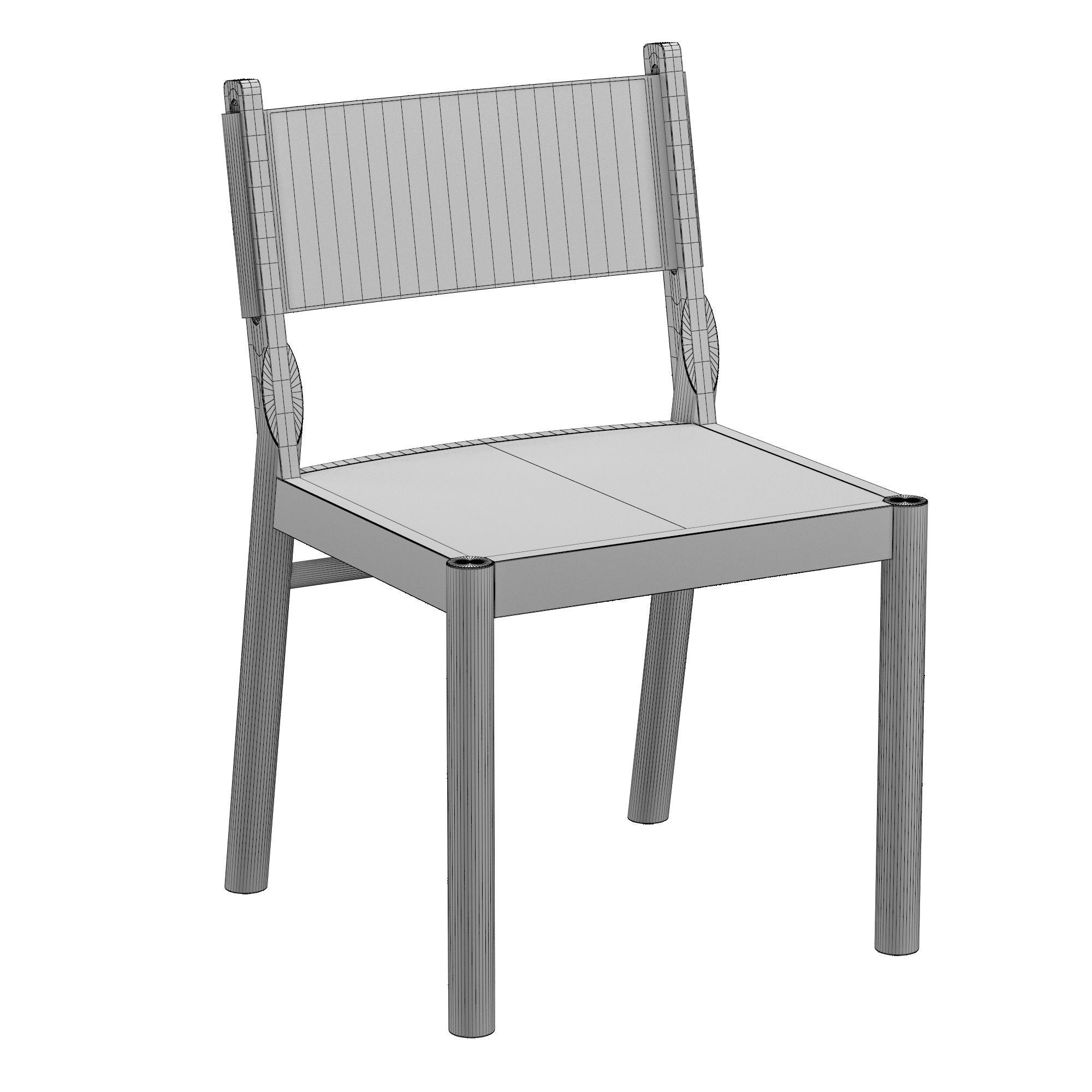 Brooklyn Chair BYN51 3D model_6