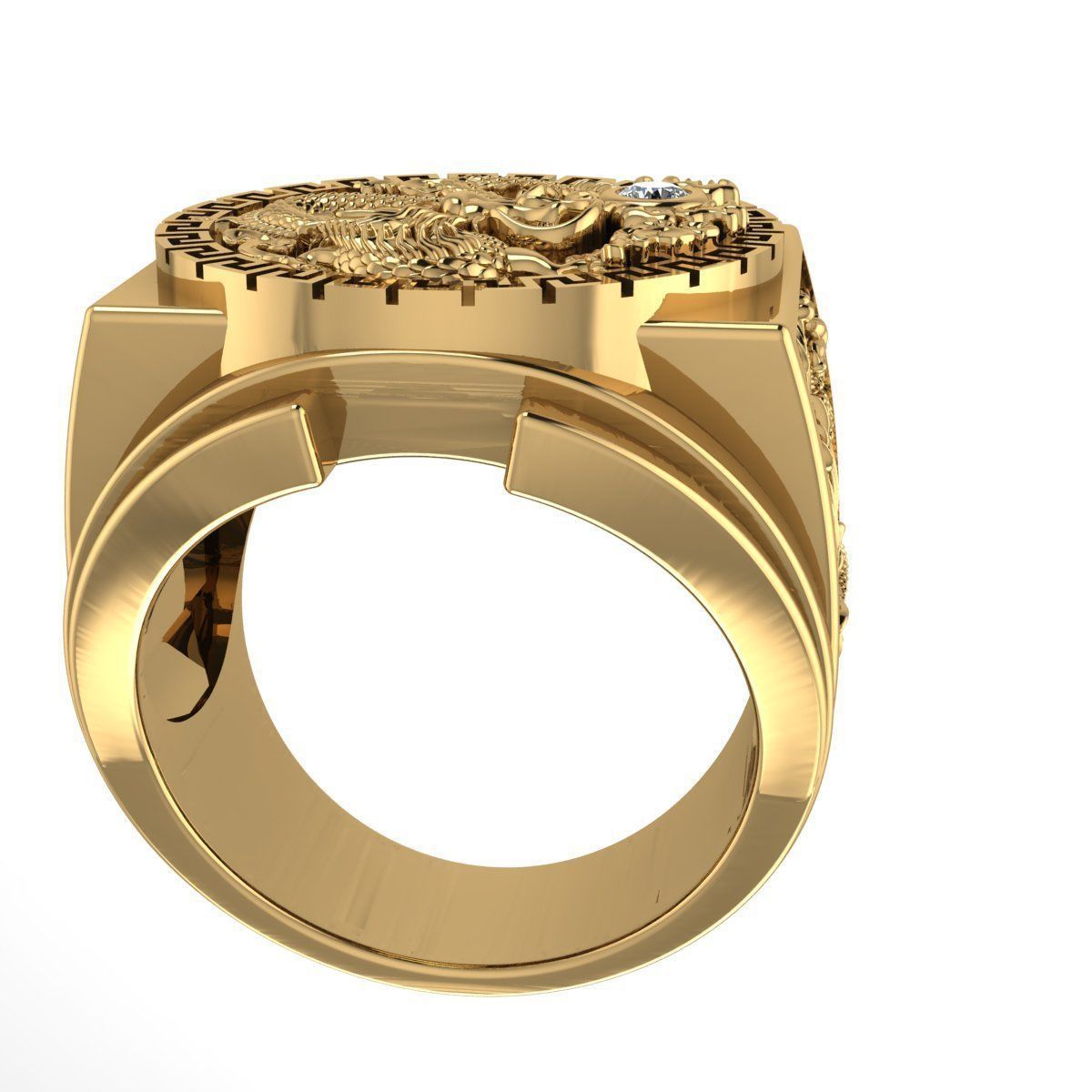 Men Ring 165 3D print model_1