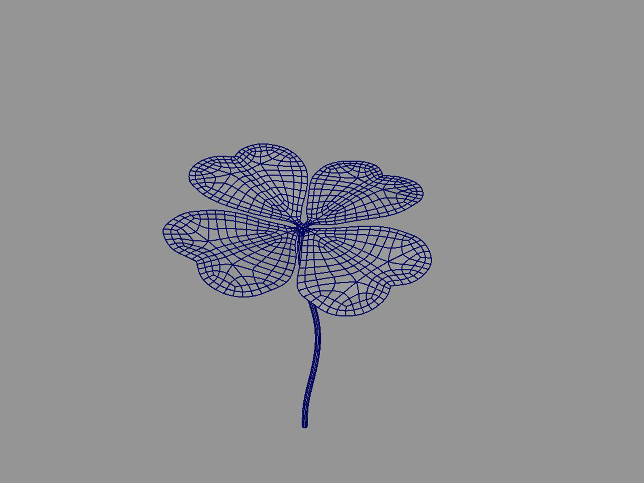 luck set fairy garden mushroom 3D model_18