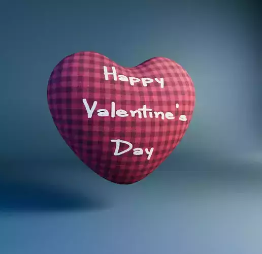 Heart Happy Valentines Day 3D model