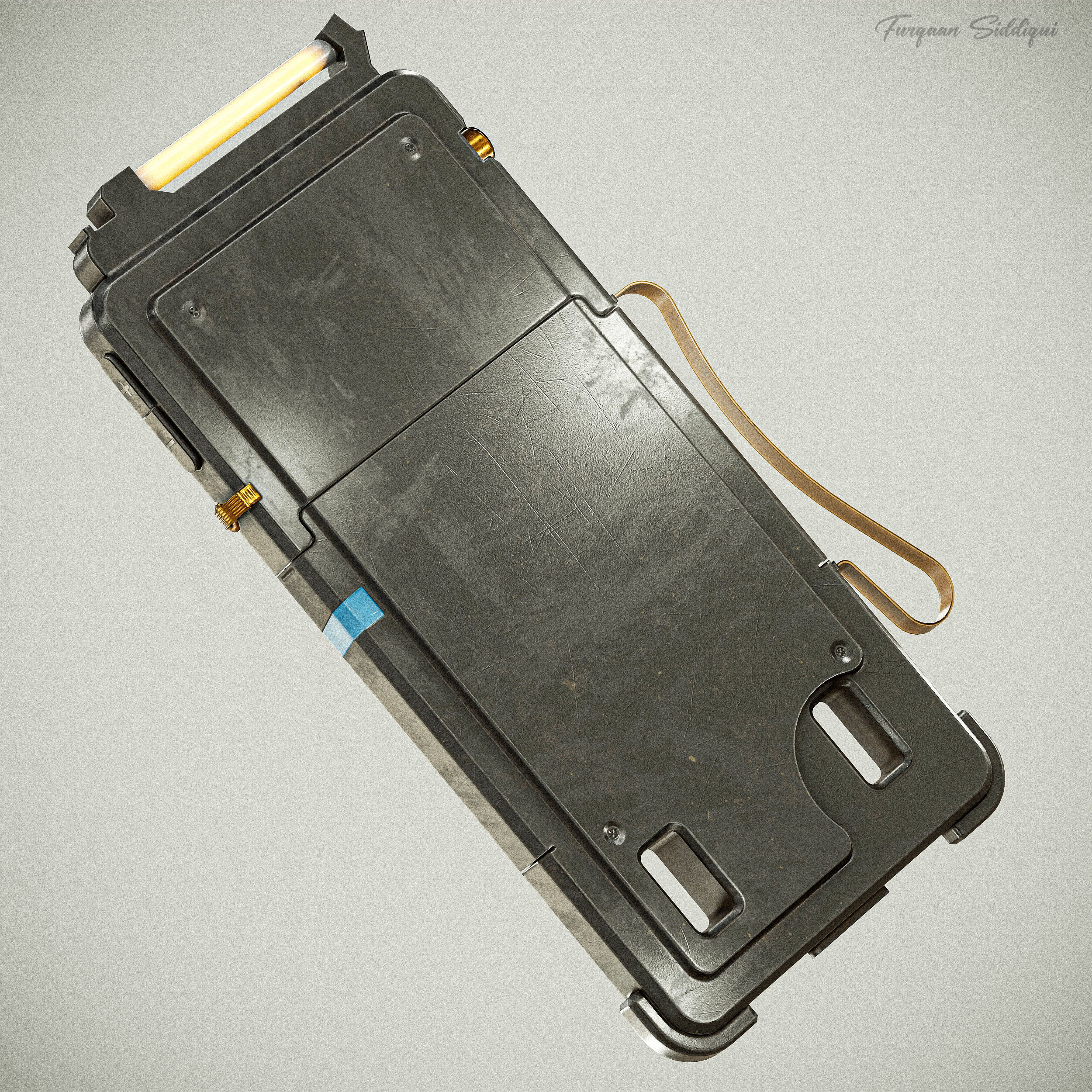 Sci-fi Controller V12 PBR Low-poly 3D model_12