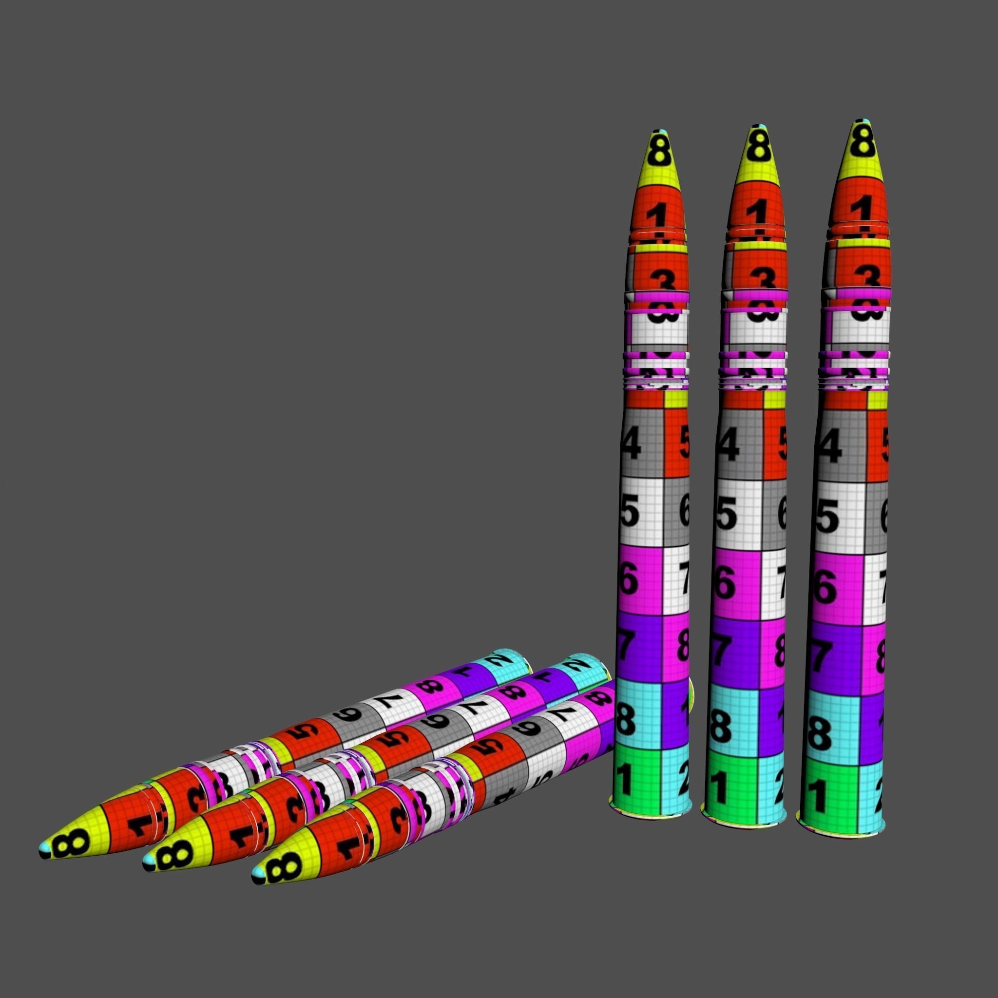 Projectile 85 mm 3D model_10