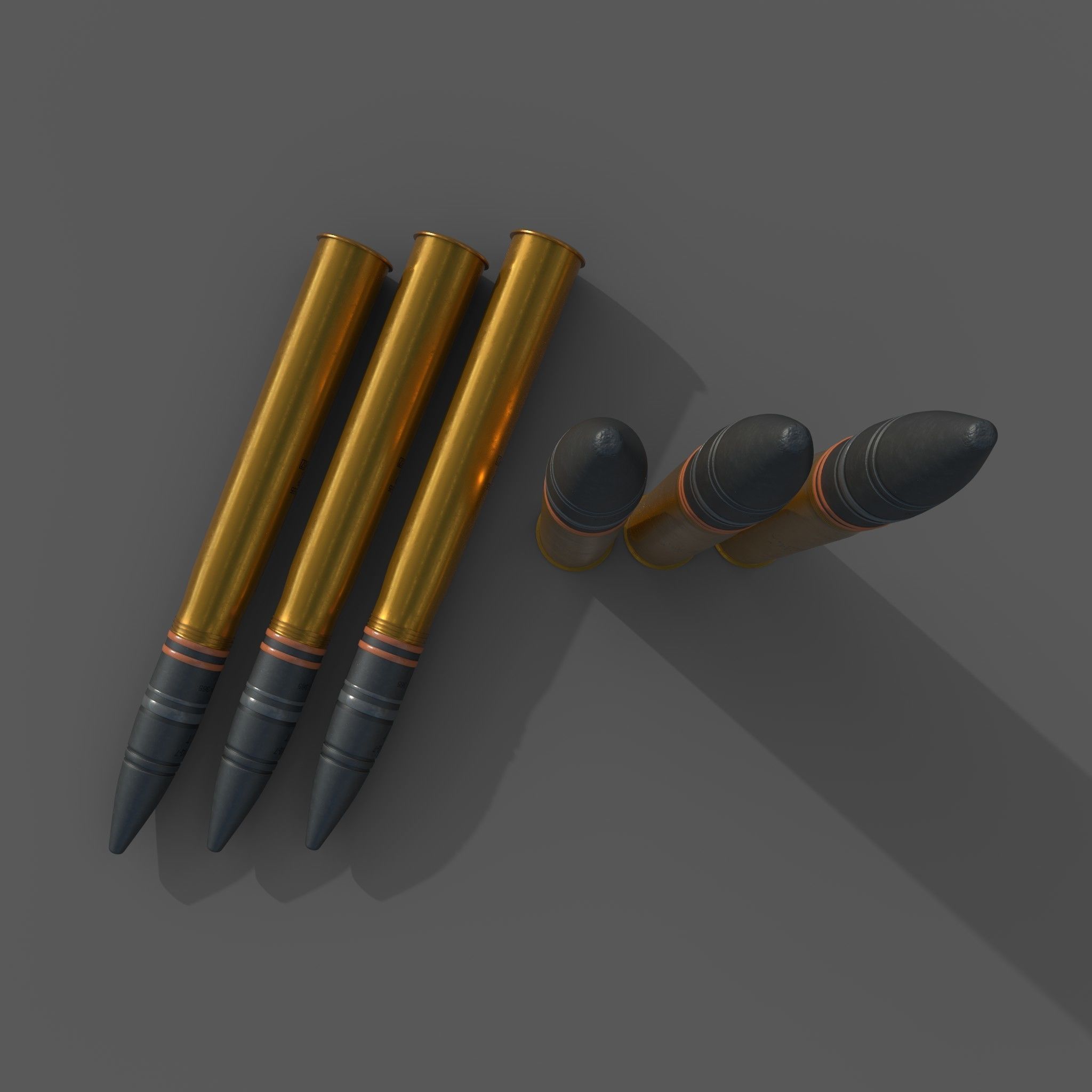 Projectile 85 mm 3D model_2