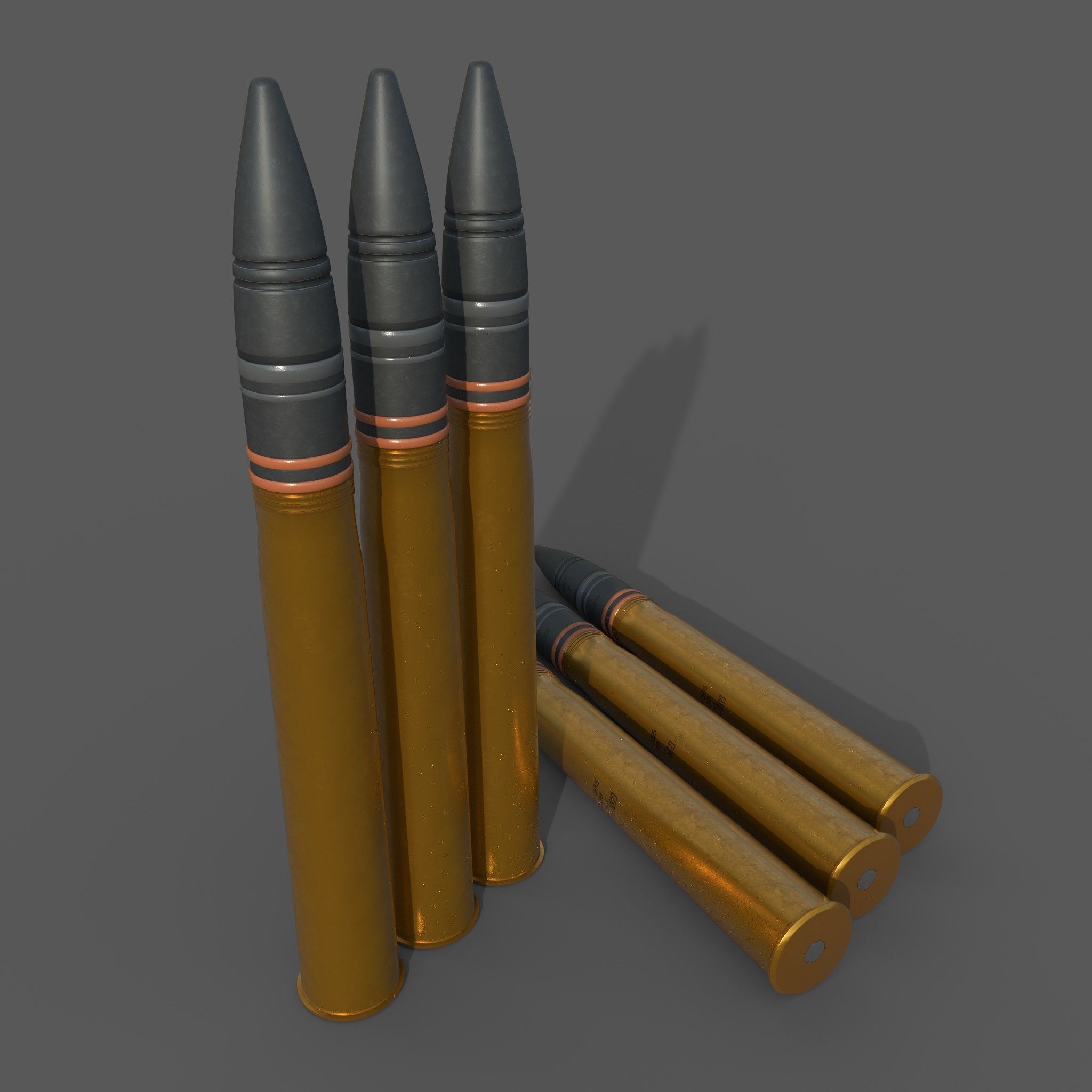 Projectile 85 mm 3D model_5