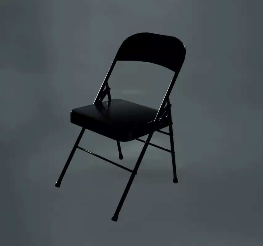 Steel Chair Inspired from Wrestling Boxing Free low-poly 3D model