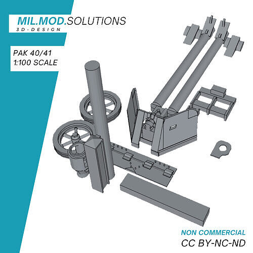 PaK 40 3D print model