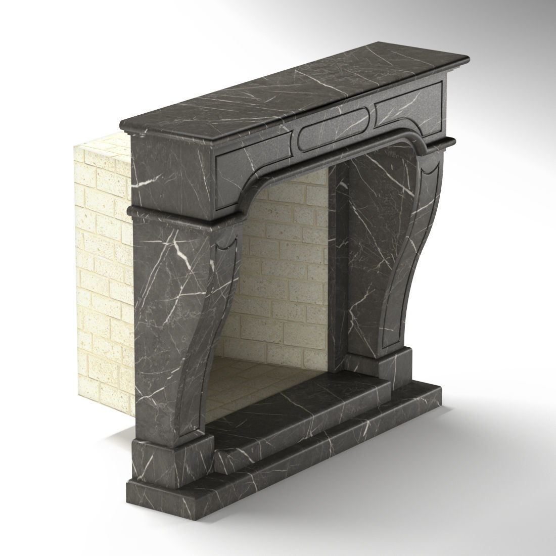 Fireplace 3D model_5