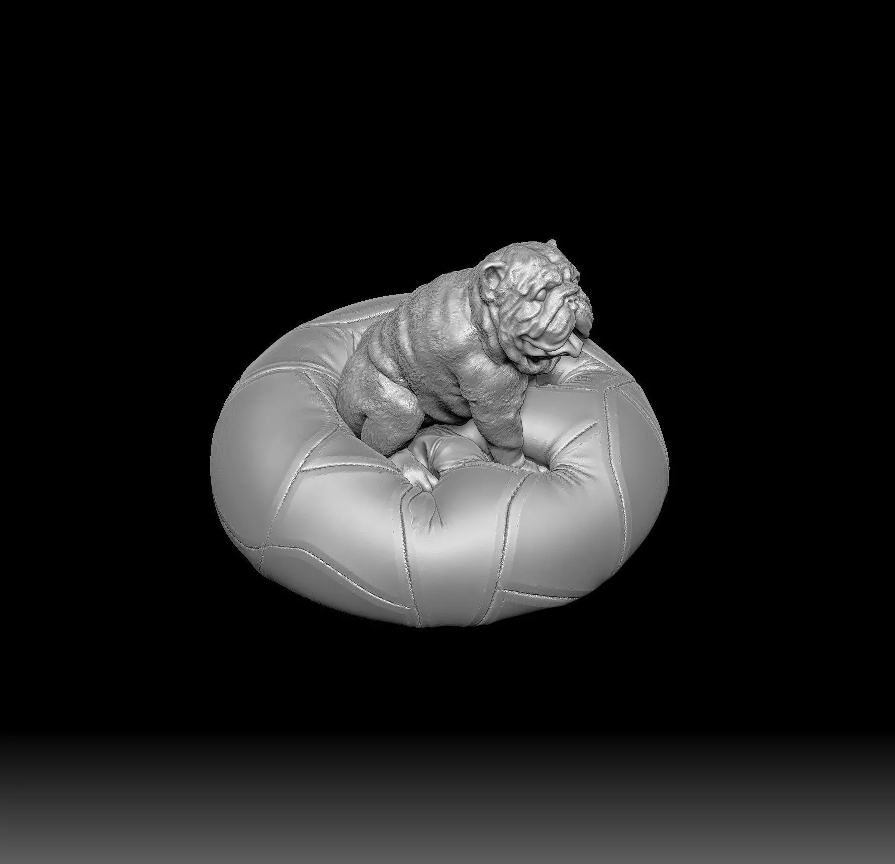 British Bulldog 3D print model 3D print model