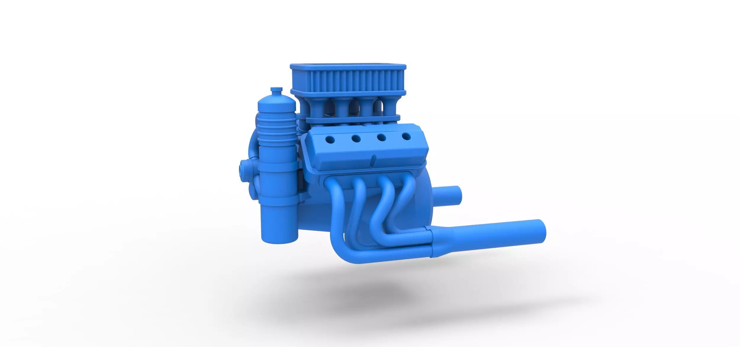 Engine V8 for Sprint car Scale 1 to 25 3D print model