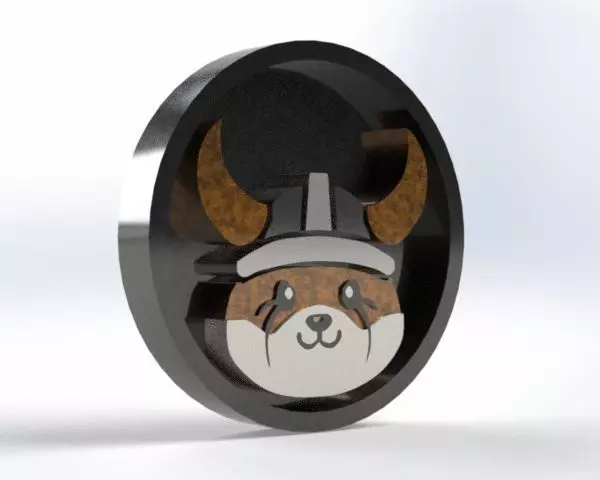 FLOKI 3D Part STL and IGES 3D print model 3D print model_0