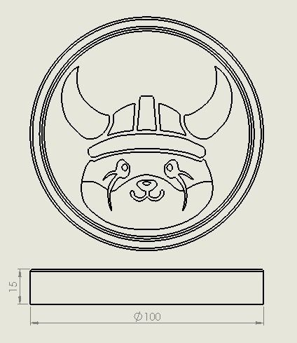 FLOKI 3D Part STL and IGES 3D print model 3D print model_10