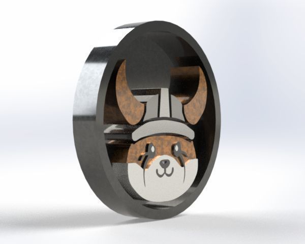 FLOKI 3D Part STL and IGES 3D print model 3D print model_2