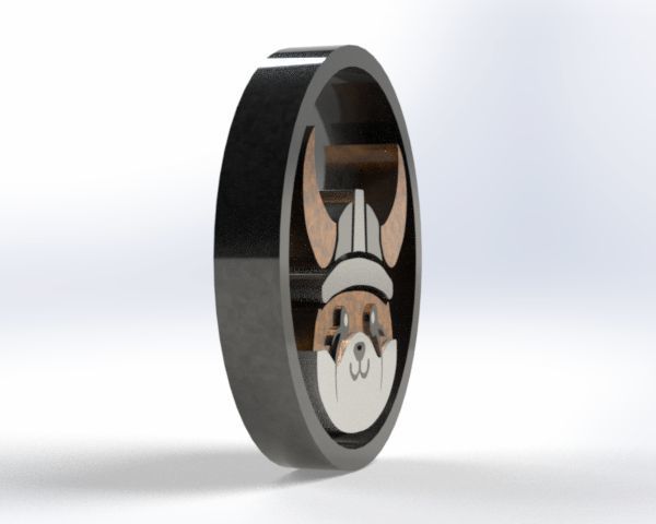 FLOKI 3D Part STL and IGES 3D print model 3D print model_4