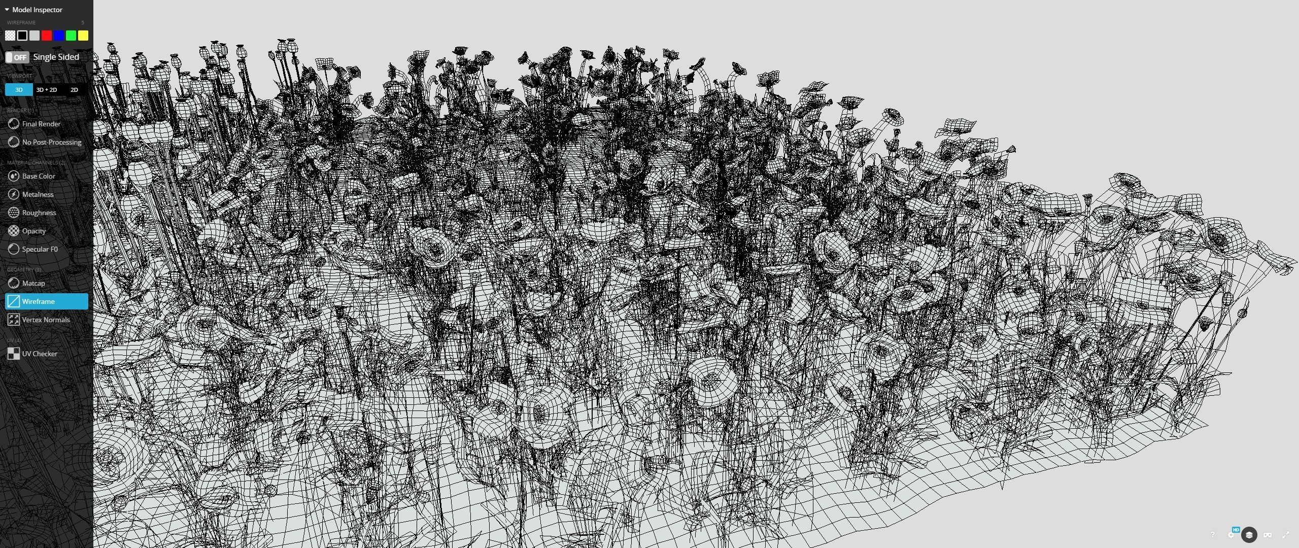 Poppy Field 3D model_12