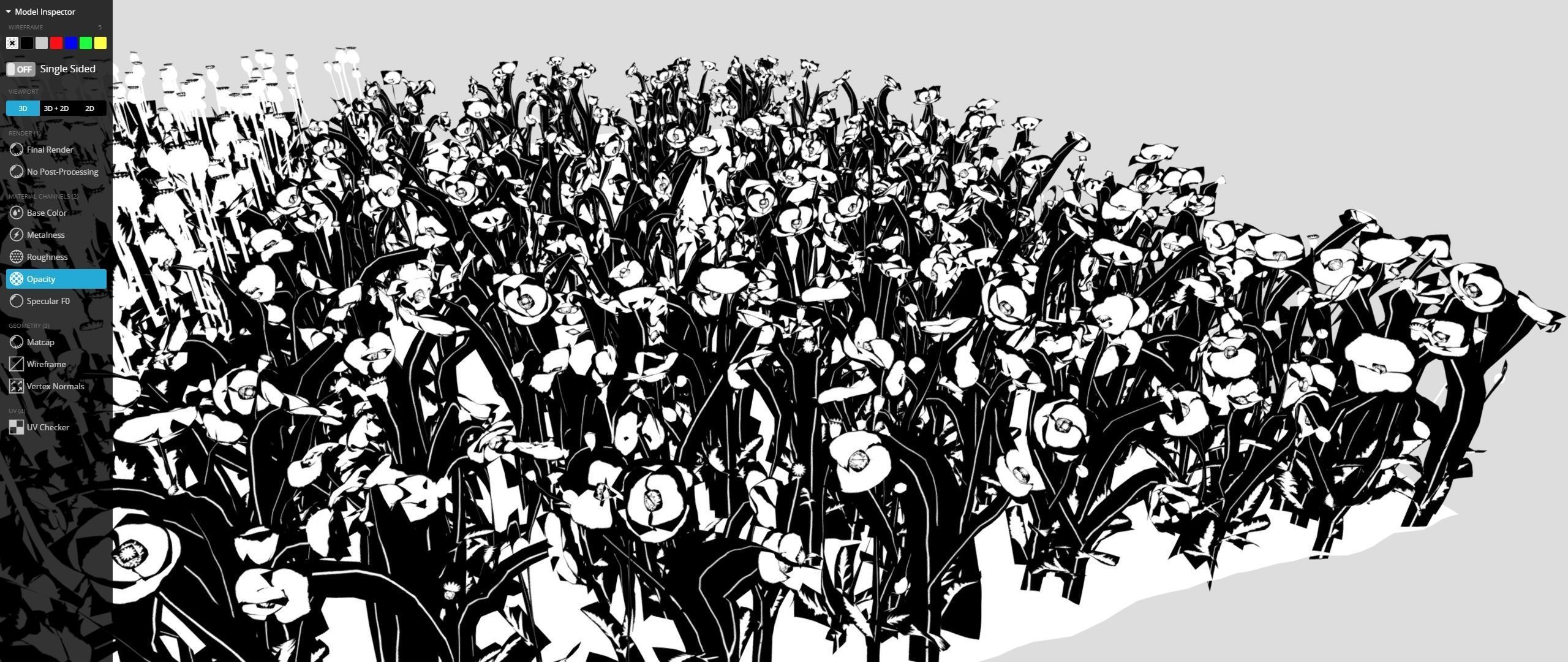 Poppy Field 3D model_11