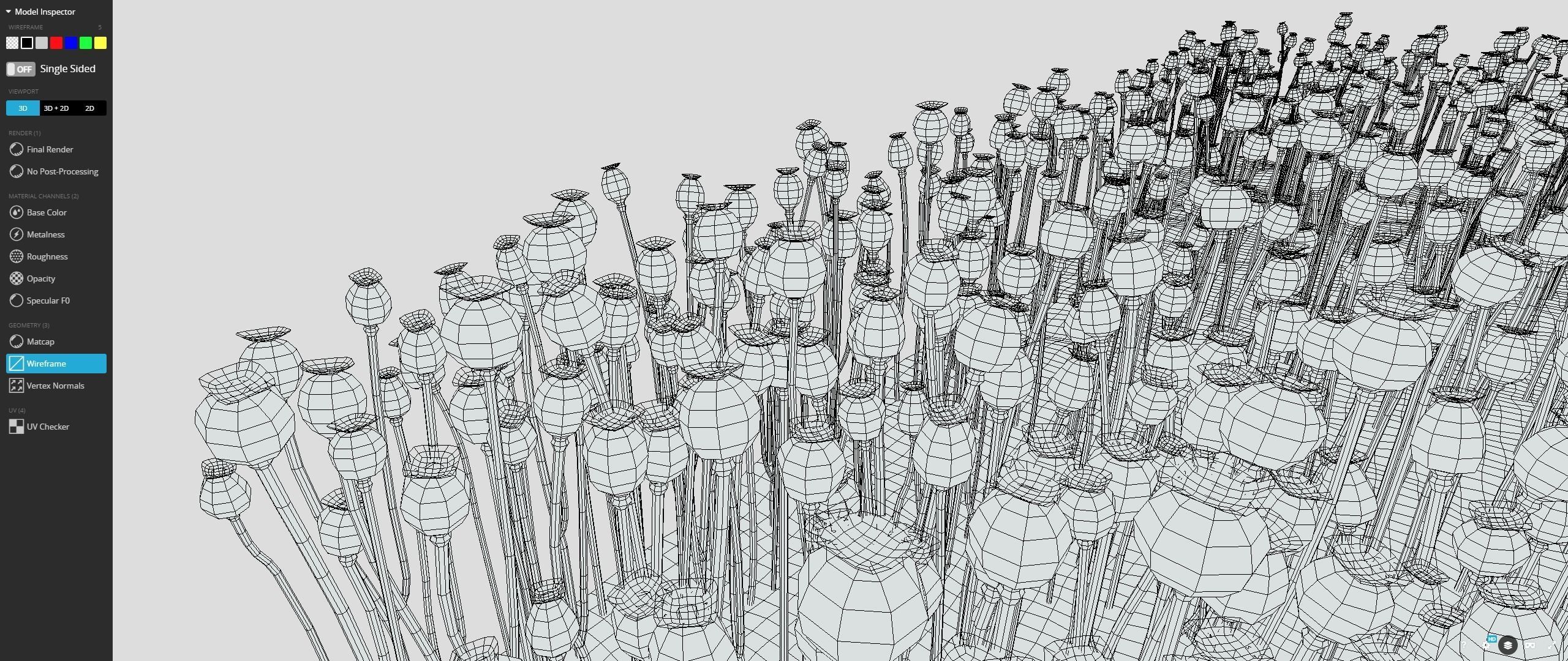 Poppy Field 3D model_21