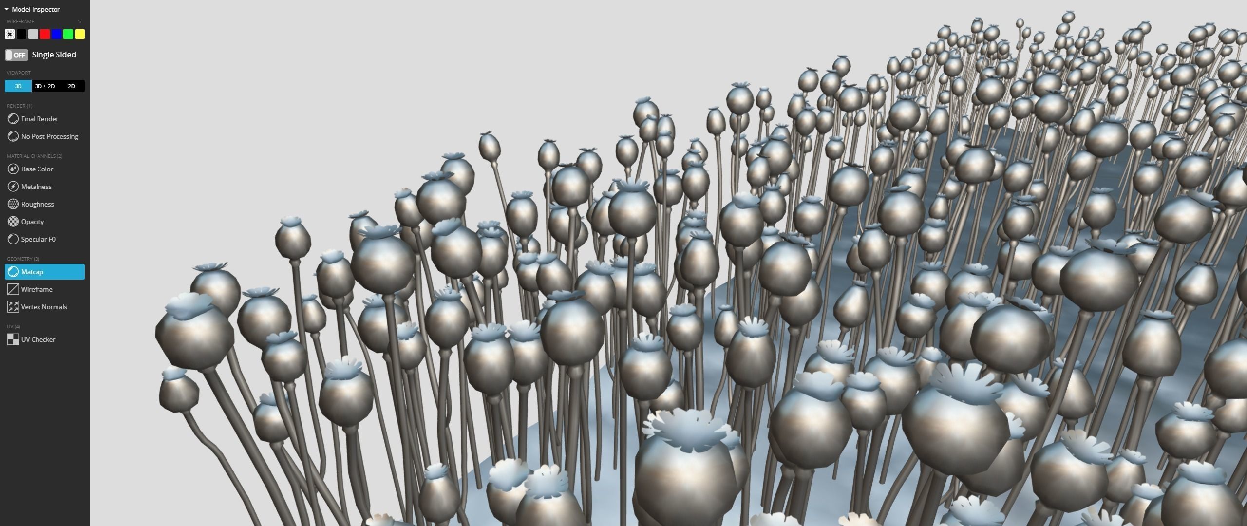 Poppy Field 3D model_22