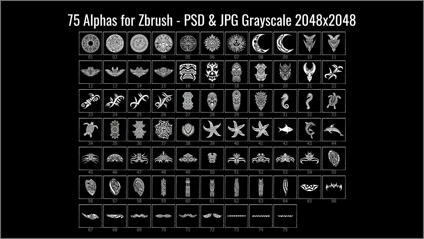 Ethnic Maker 300 ZBrush Brushes Texture_12