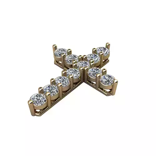 Cross Pendant Tiffany 3D print model