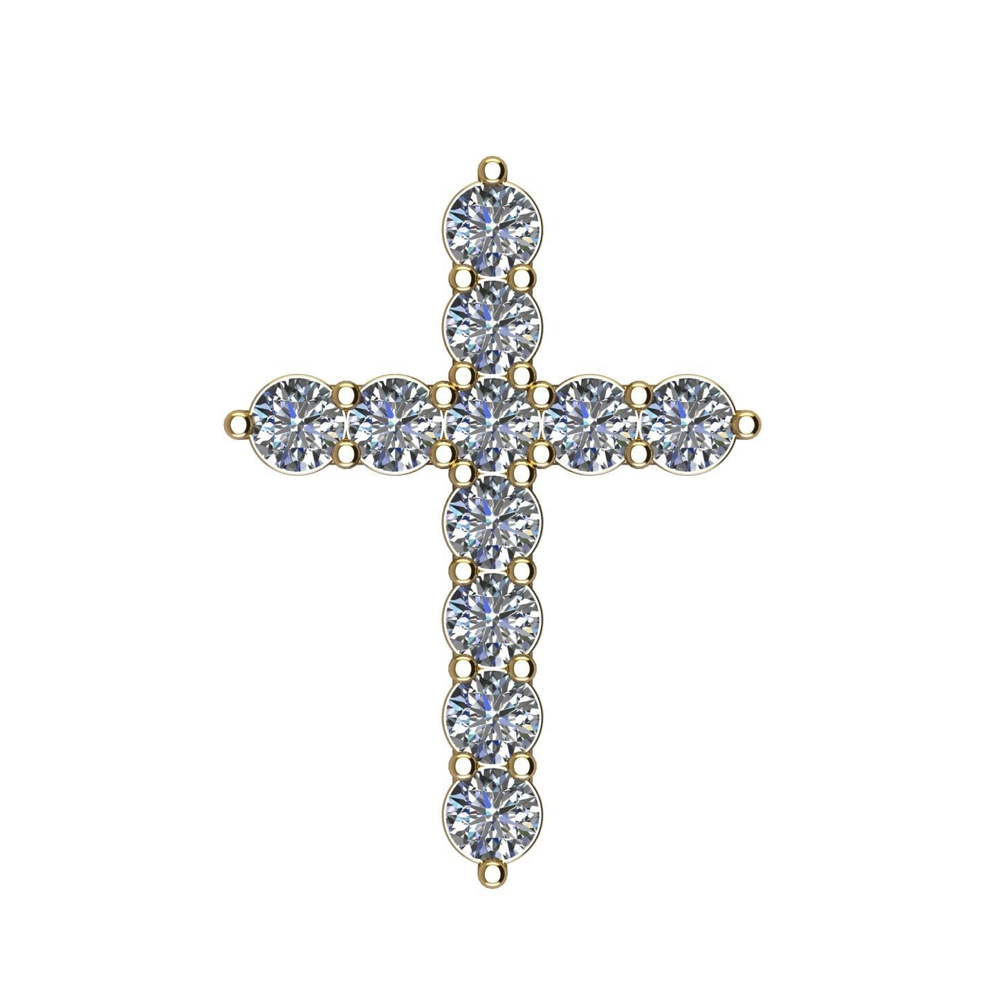 Cross Pendant Tiffany 3D print model_1