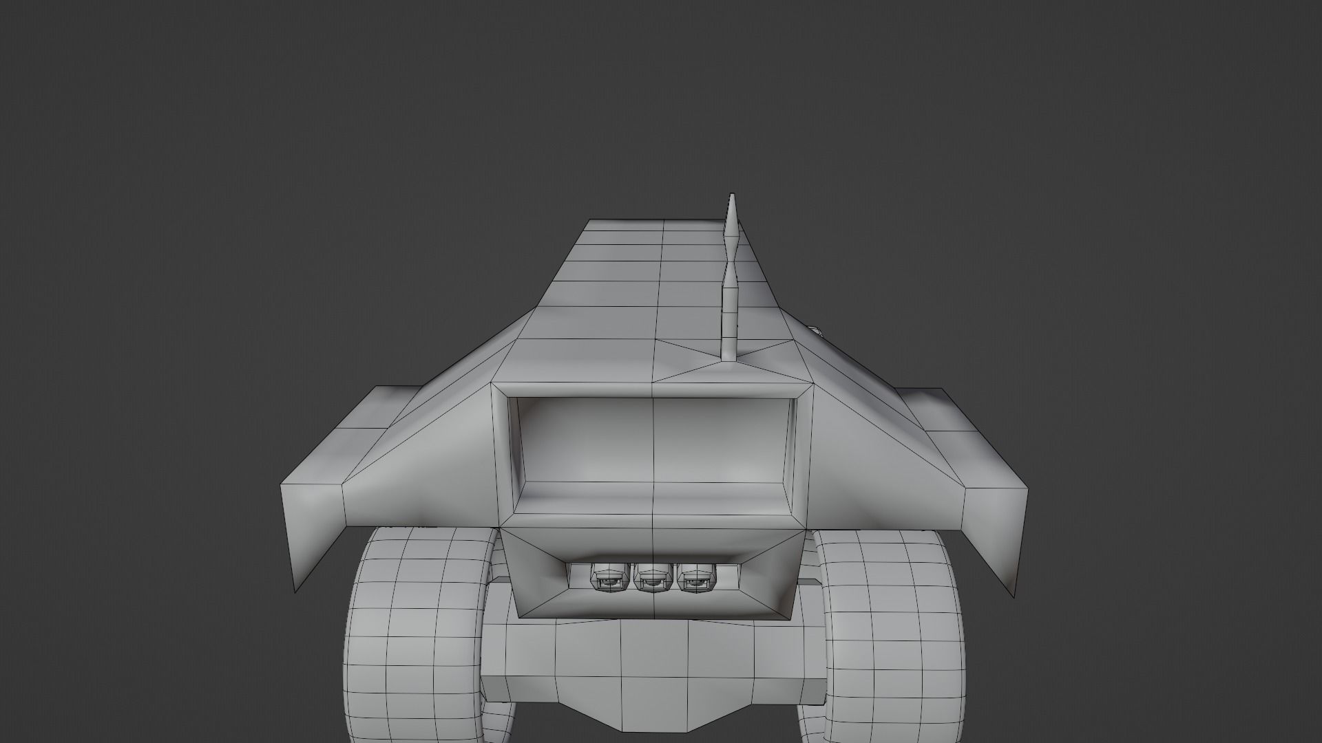 Martian Rover Low-poly 3D model_25