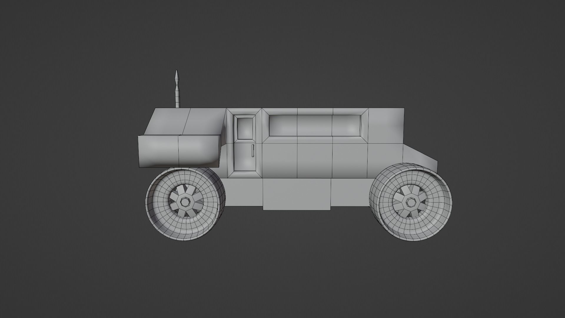 Martian Rover Low-poly 3D model_16