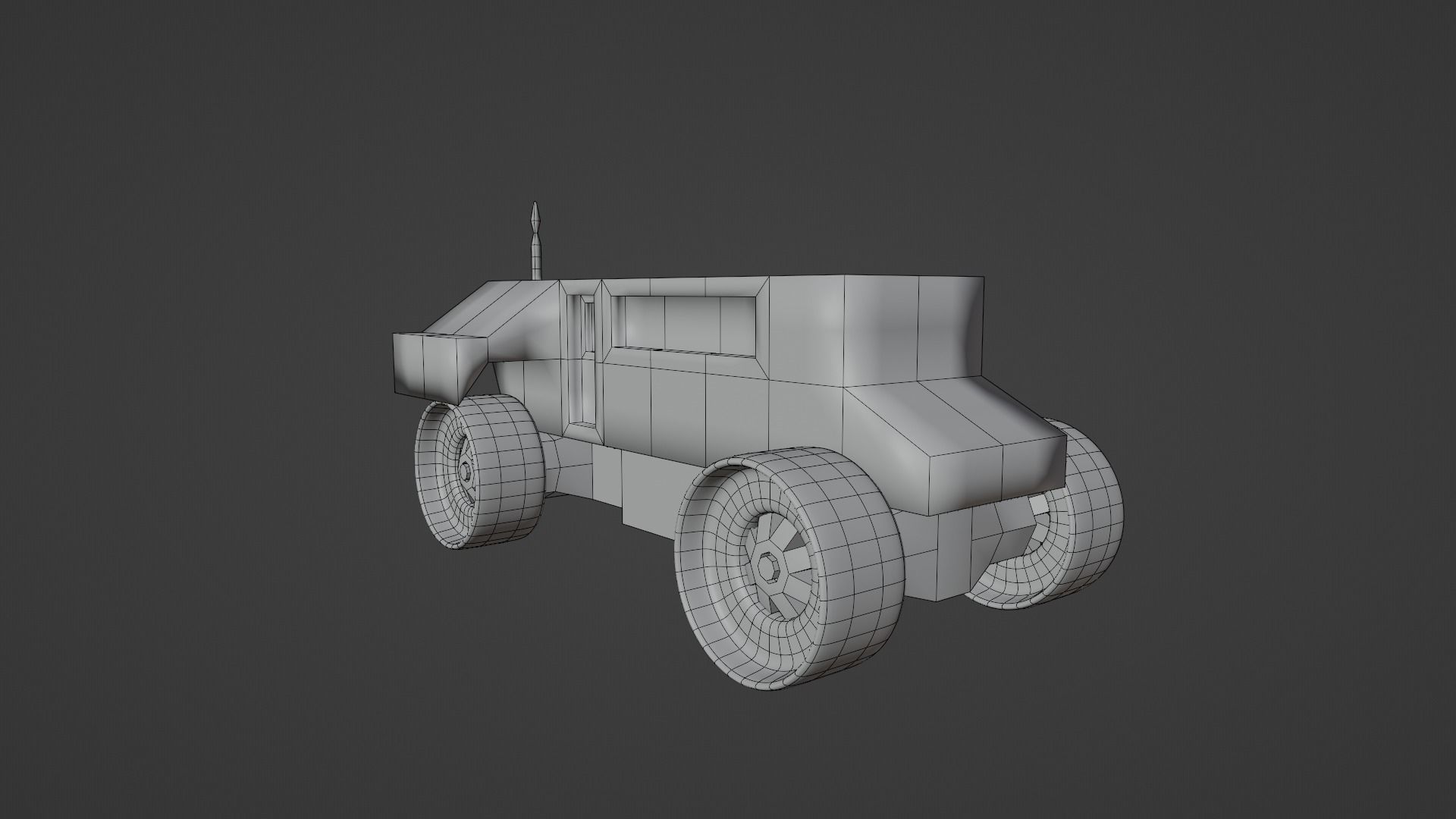Martian Rover Low-poly 3D model_14