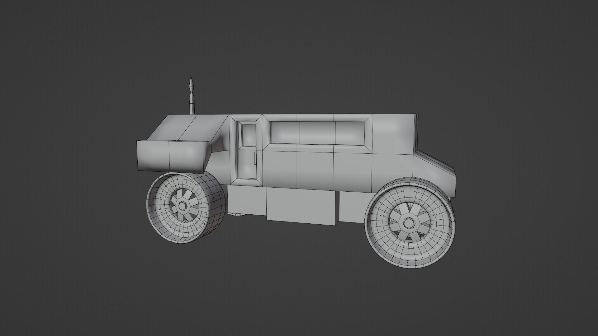 Martian Rover Low-poly 3D model_15