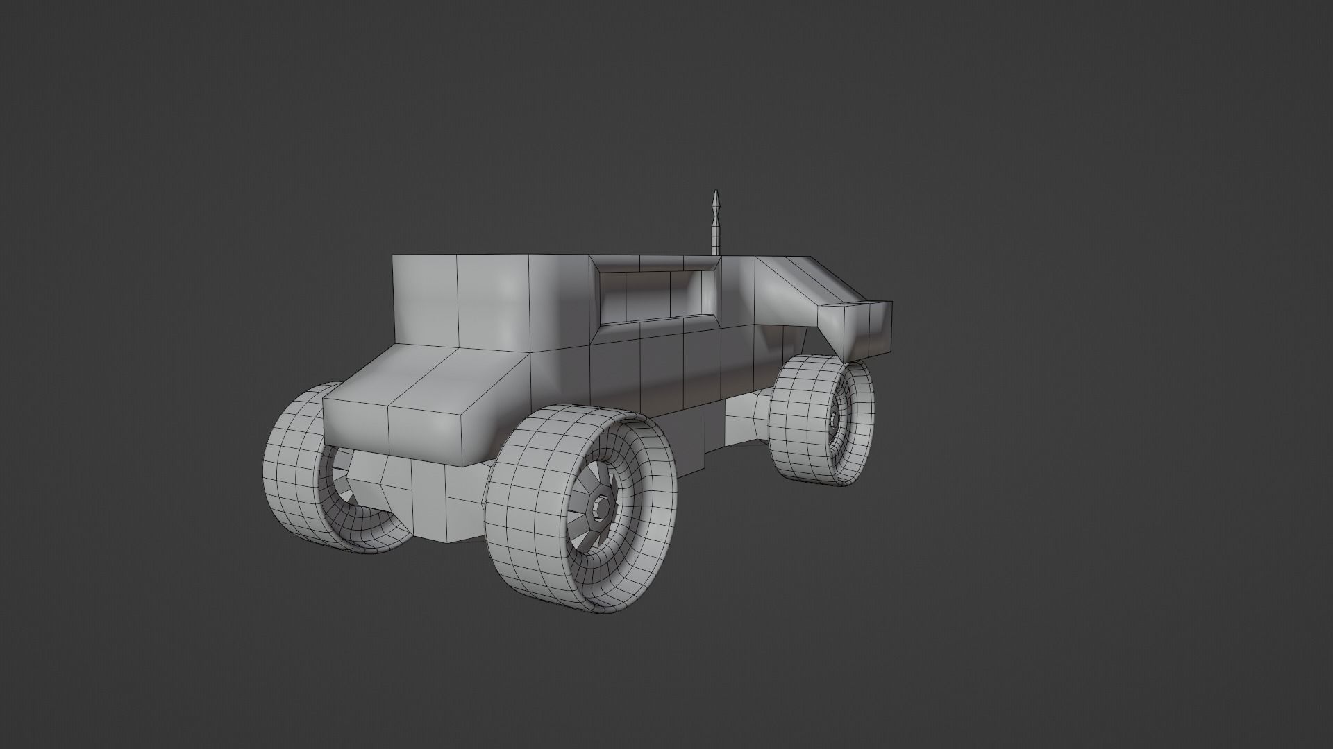 Martian Rover Low-poly 3D model_11