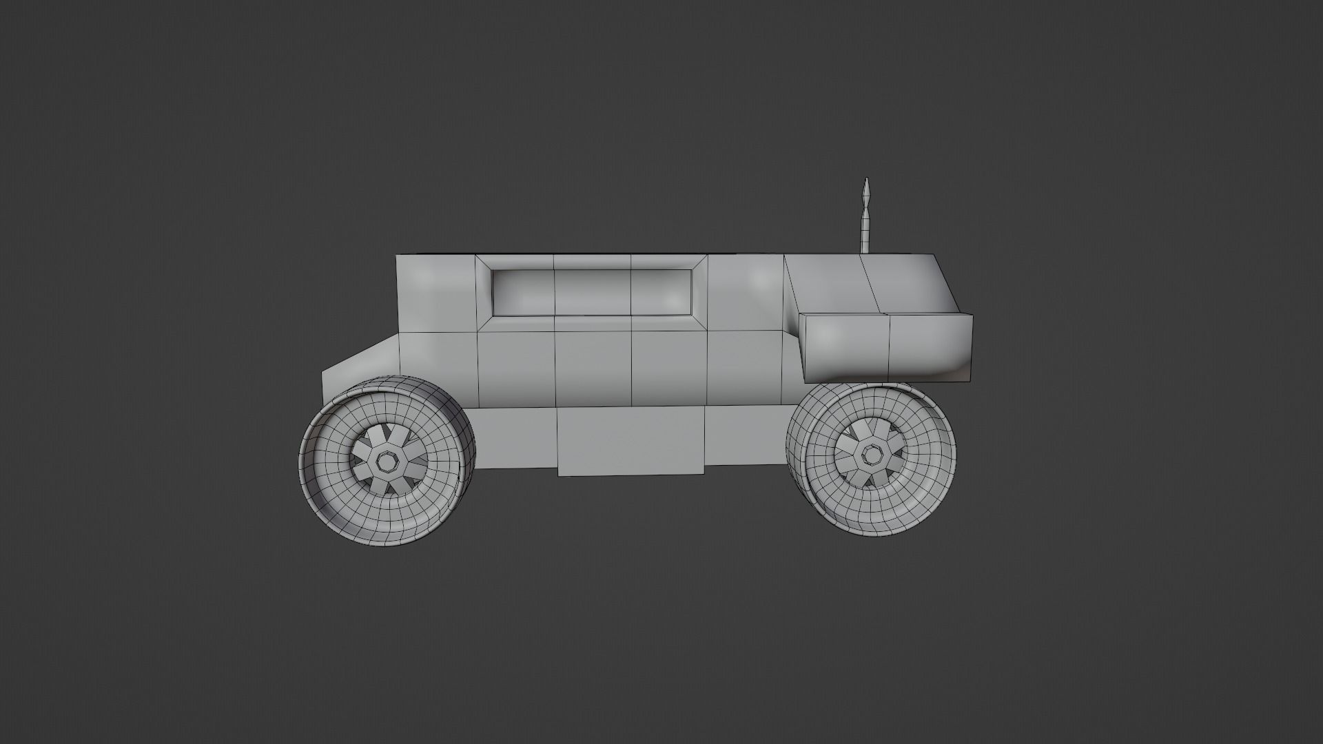 Martian Rover Low-poly 3D model_9