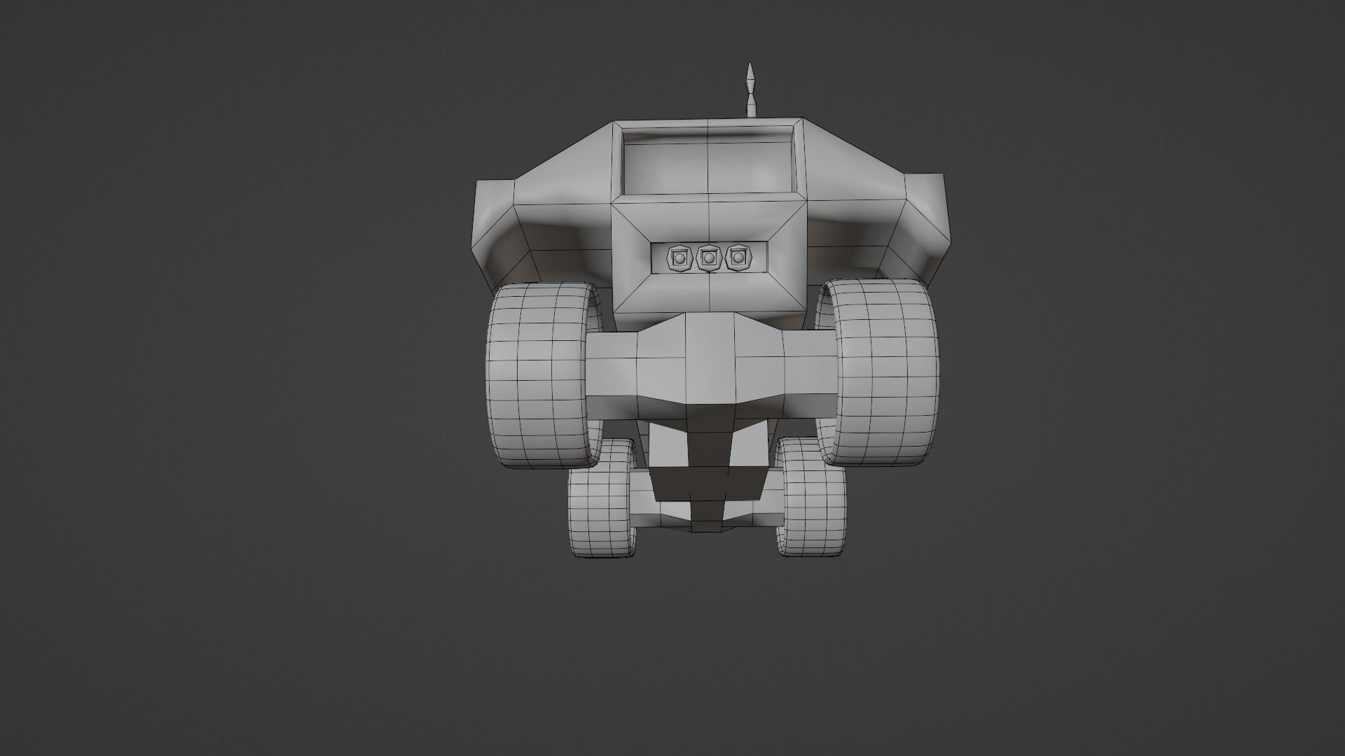 Martian Rover Low-poly 3D model_18