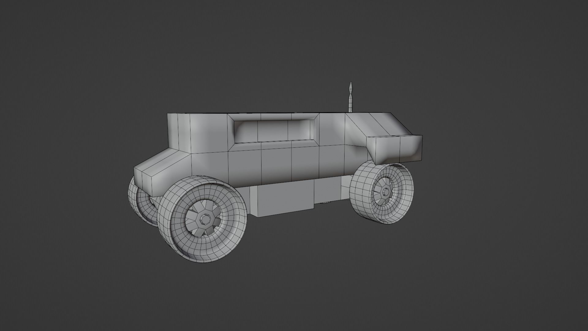 Martian Rover Low-poly 3D model_10