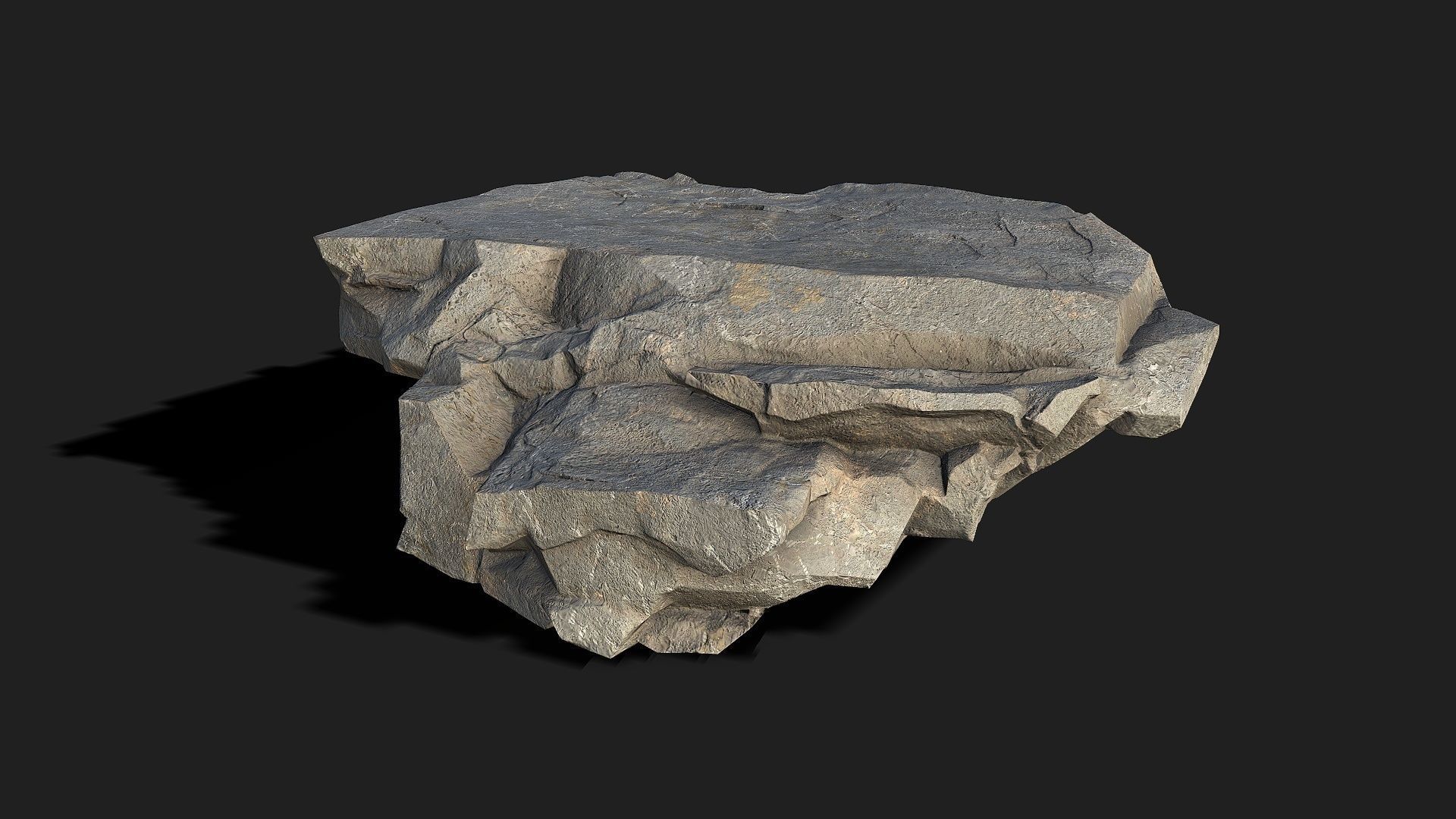 Mountain Rocks - 3D Models PBR Pack 05 Low-poly 3D model_7