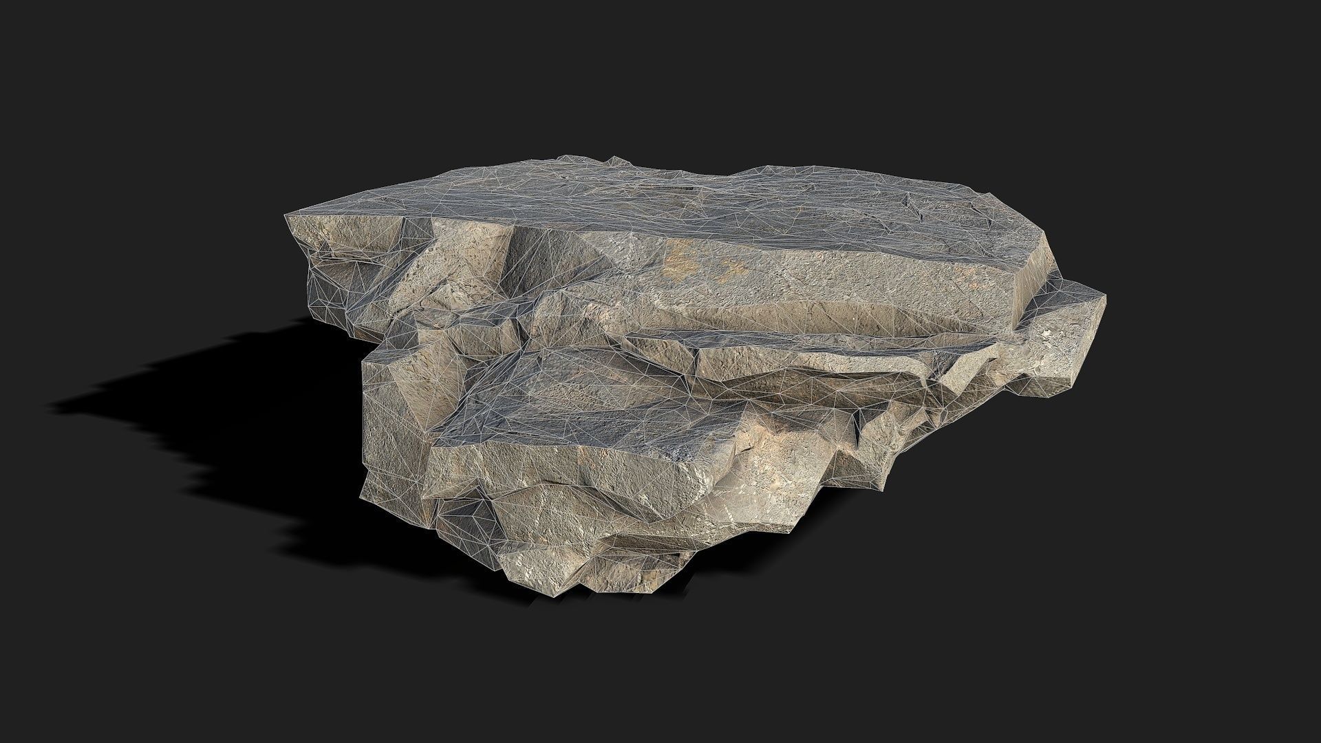 Mountain Rocks - 3D Models PBR Pack 05 Low-poly 3D model_8