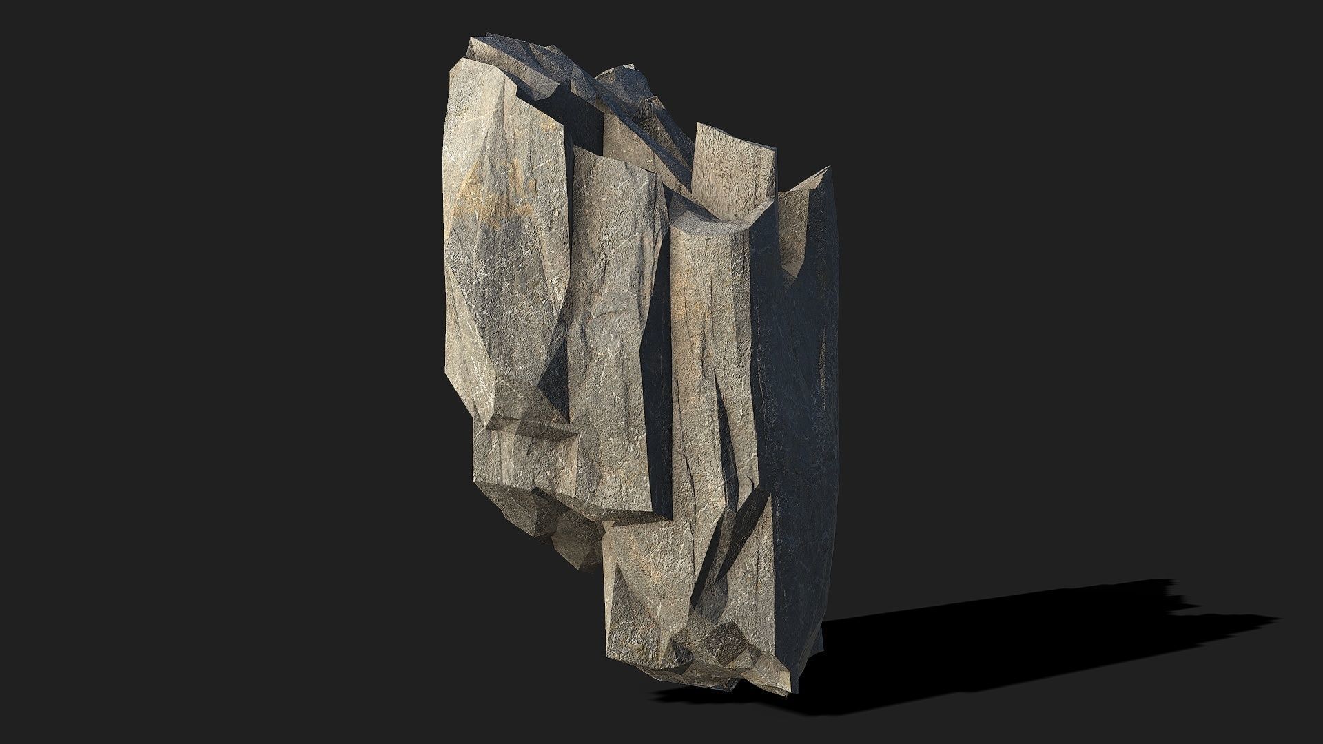 Mountain Rocks - 3D Models PBR Pack 05 Low-poly 3D model_13