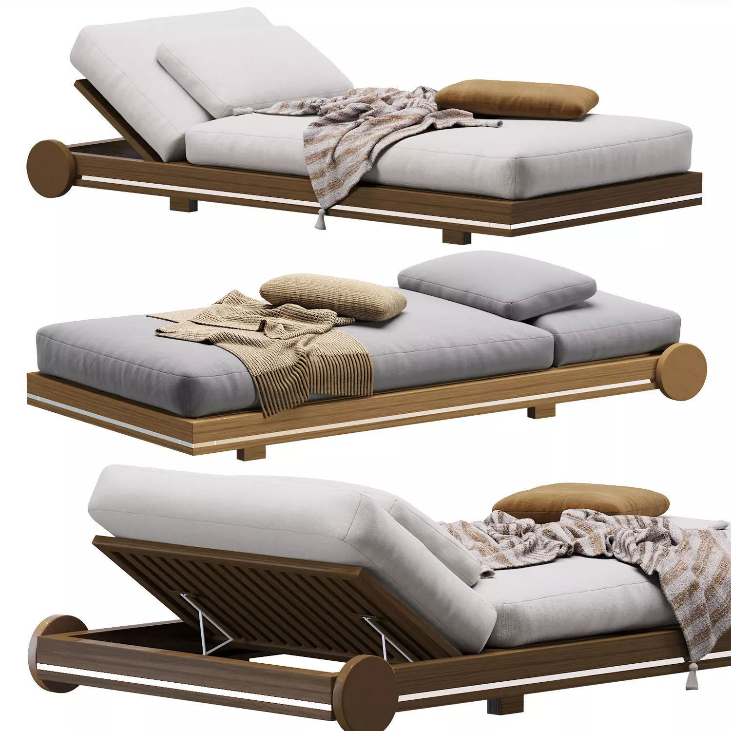 Portofino Sun Lounger by Blanche 3D model_0